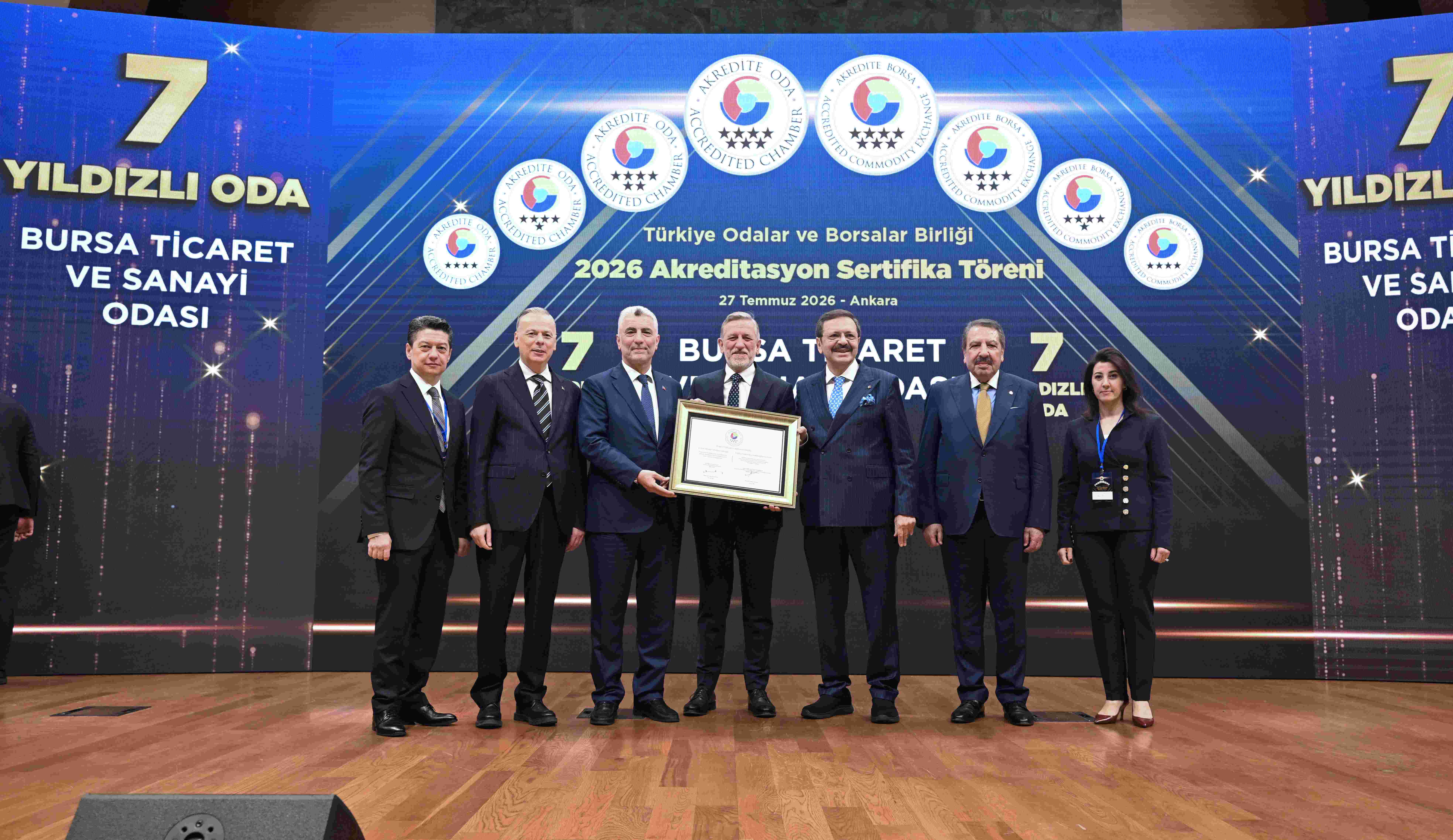BTSO'da '7 Yıldızlı' Gurur