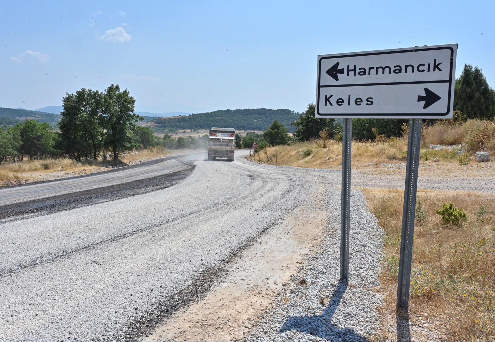 Harmancık'ta Yollara Yenileme